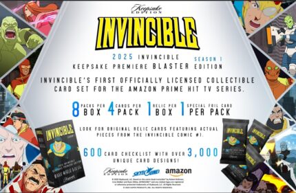 Keepsake Invincible 1st Edition Season 1 8-Pack Blaster 20-Box Case (Keepsake Trading Cards 2025)