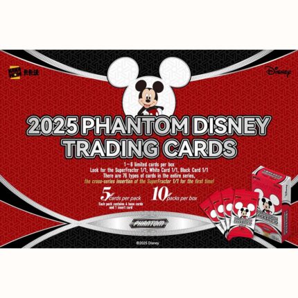 2025 KAKAWOW PHANTOM Disney Trading Cards ( 10 Box Hobby Case )