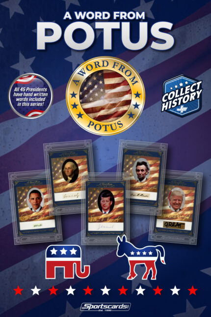 2025 POTUS A Word from the President Hobby 6 Mini Display Cases ( Master Case )