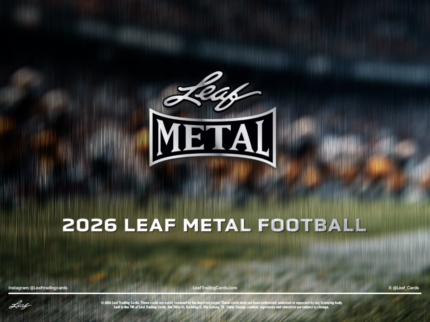 2026 LEAF METAL FOOTBALL 10 Box Hobby Case