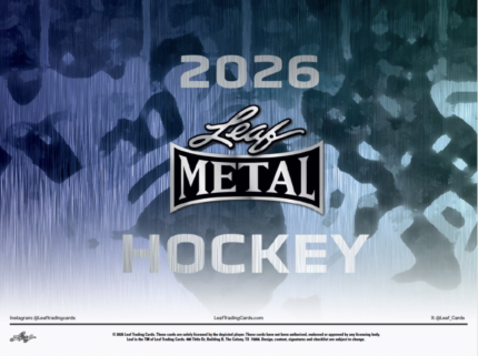 2026 LEAF METAL HOCKEY 12 Box Case